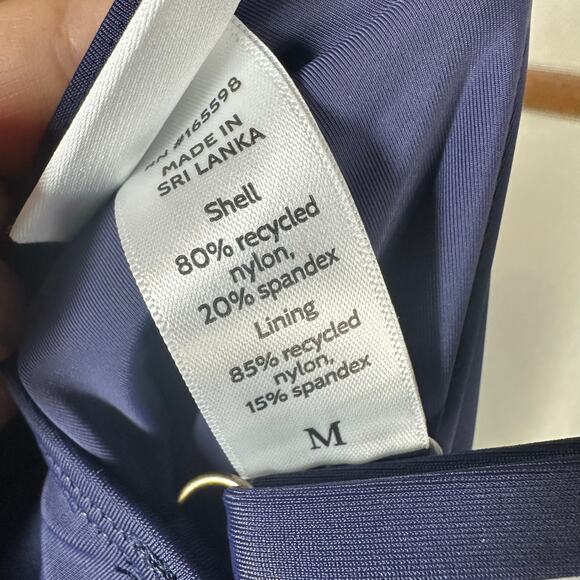 Andie The Amalfi One-Piece Swimsuit Size Medium Navy - Picture 4 of 9